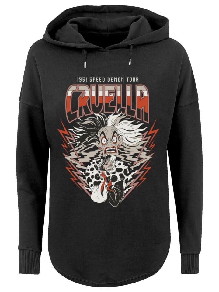 

Пуловер F4NT4STIC Oversized Hoodie Disney Villians Cruella, черный