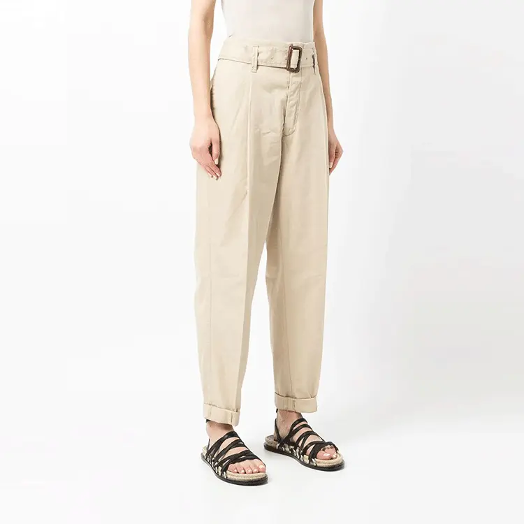Женские повседневные брюки верблюжьего цвета Polo Ralph Lauren, camel — фото 4