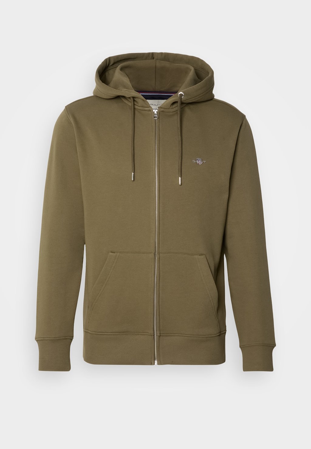 

Толстовка на молнии SHIELD FULL ZIP HOODIE GANT, оливковый