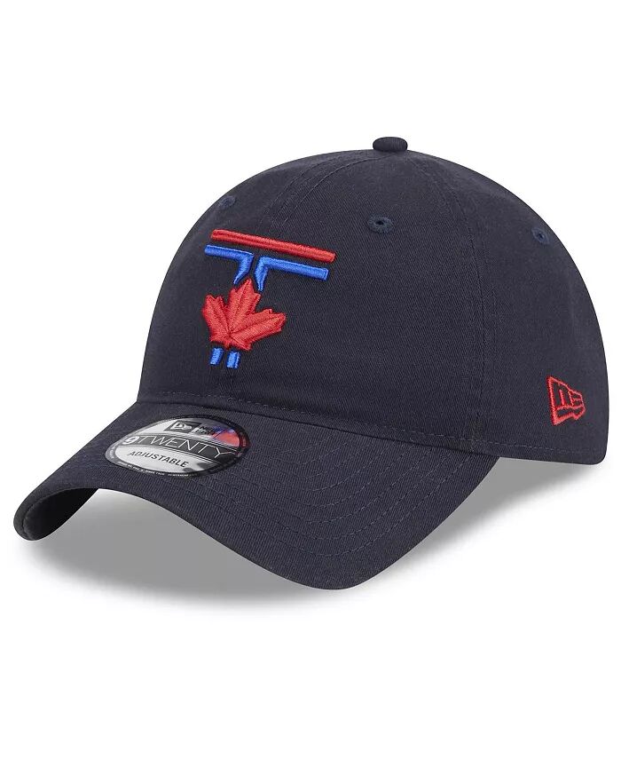 

Мужская темно-синяя регулируемая кепка Toronto Blue Jays 2024 City Connect 9TWENTY New Era