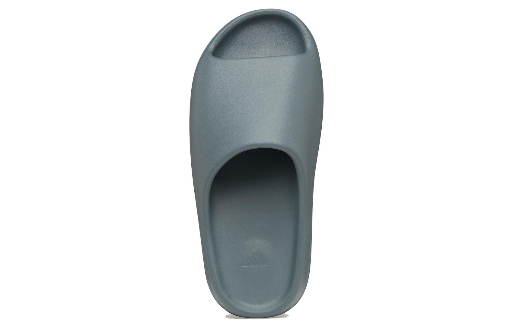 Adidas Originals Yeezy Slides Slate Marine, Темно-серый зеленый — фото 4