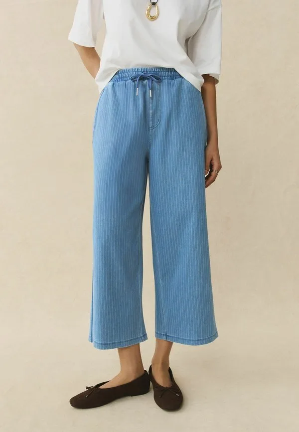 Джинсы свободного кроя Next, Mid Blue Striped