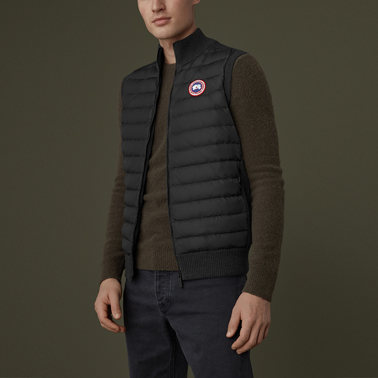 Hybridge Zipped Padded Gilet Canada Goose, черный — фото 4
