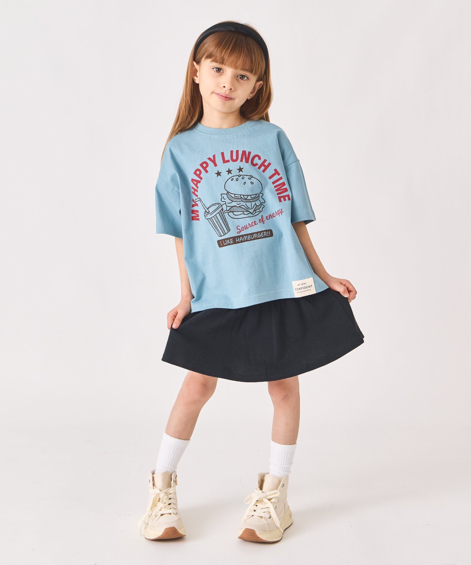 Футболка с коротким рукавом и принтом Ever Closet, Blue-green