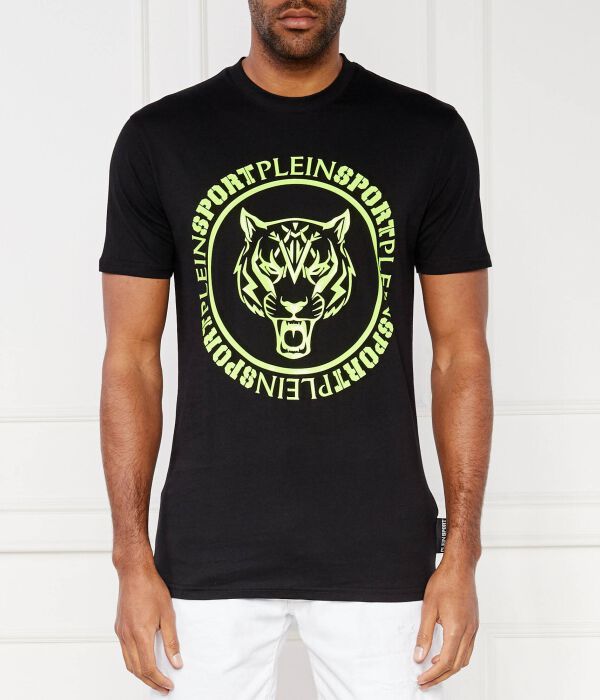 

Футболка с тигром Regular fit Plein Sport, черный