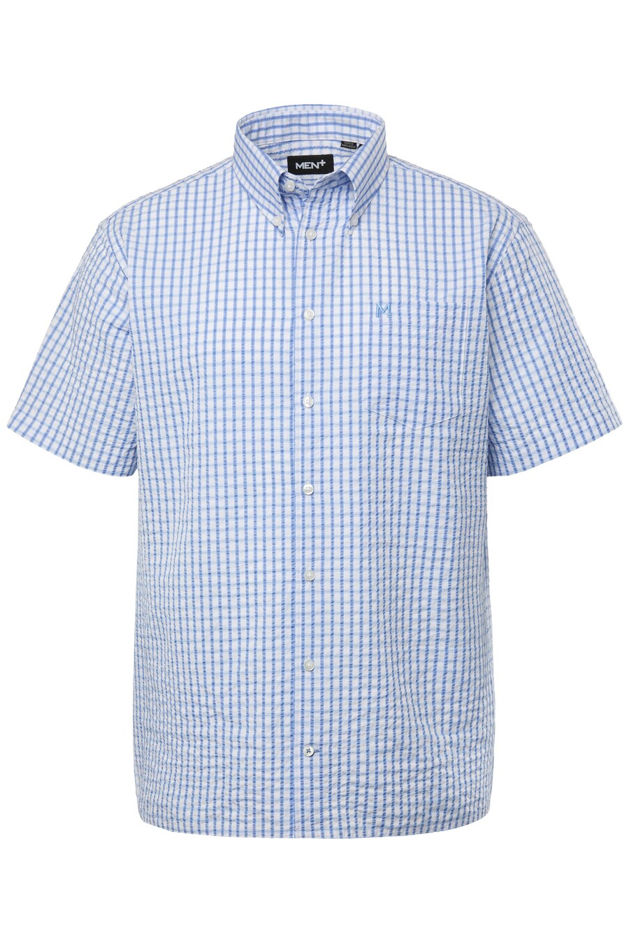 

Рубашка на пуговицах классического кроя Men Plus, цвет Pastel blue/Light blue