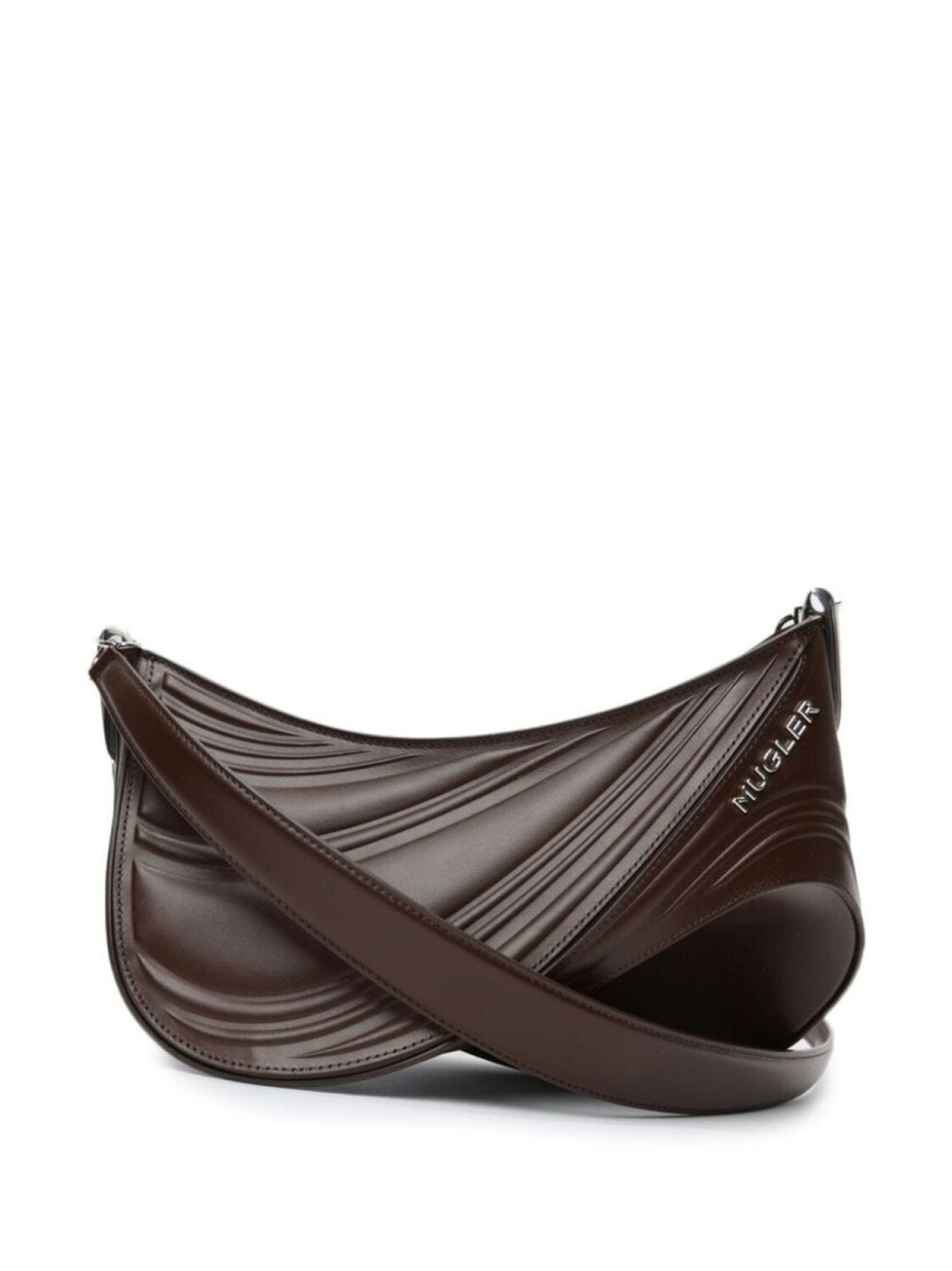 

Сумка на плечо Spiral Curve 01 Mugler, коричневый