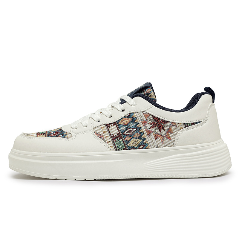 

Magelly Скользоустойчивые амортизирующие легкие низкие скейтерские кроссовки мужские бежево-голубые, цвет Beige Blue