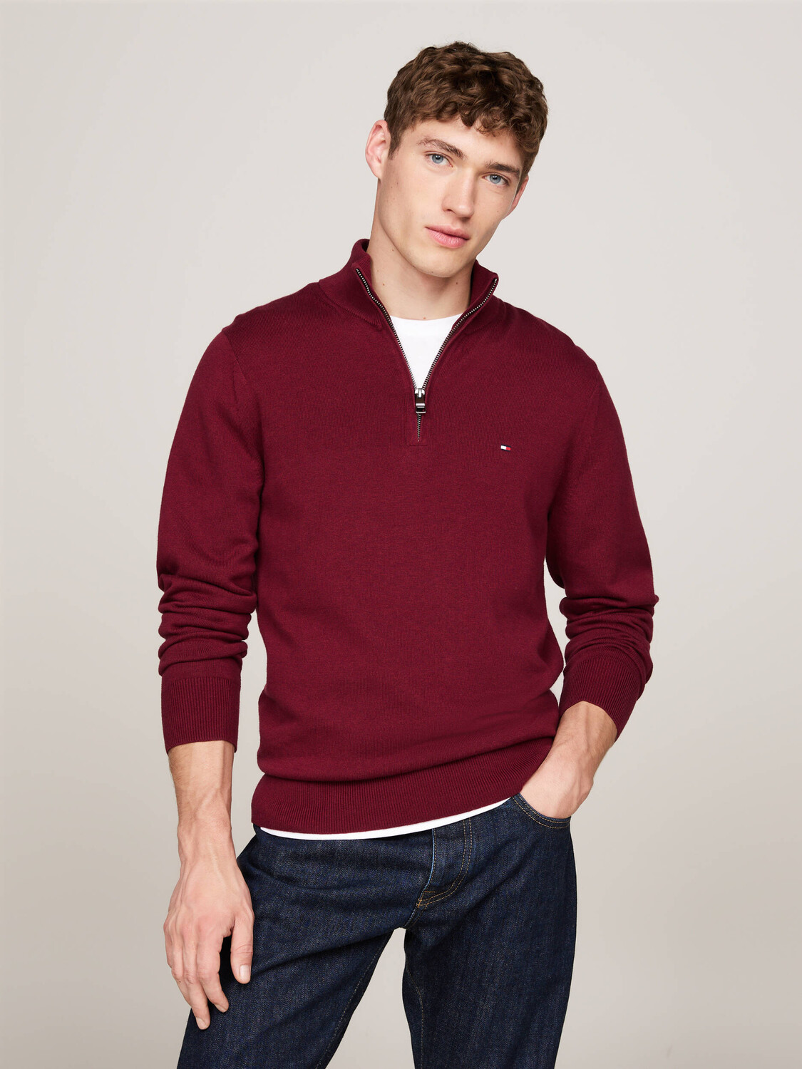 

Свитер Tommy Hilfiger Regular Fit, бордо