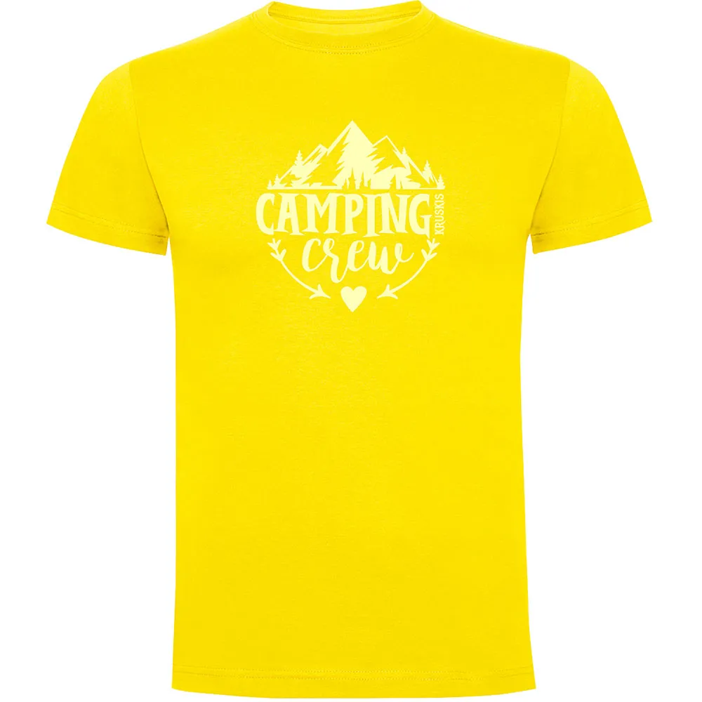 

Футболка с коротким рукавом Kruskis Camping Crew, желтый