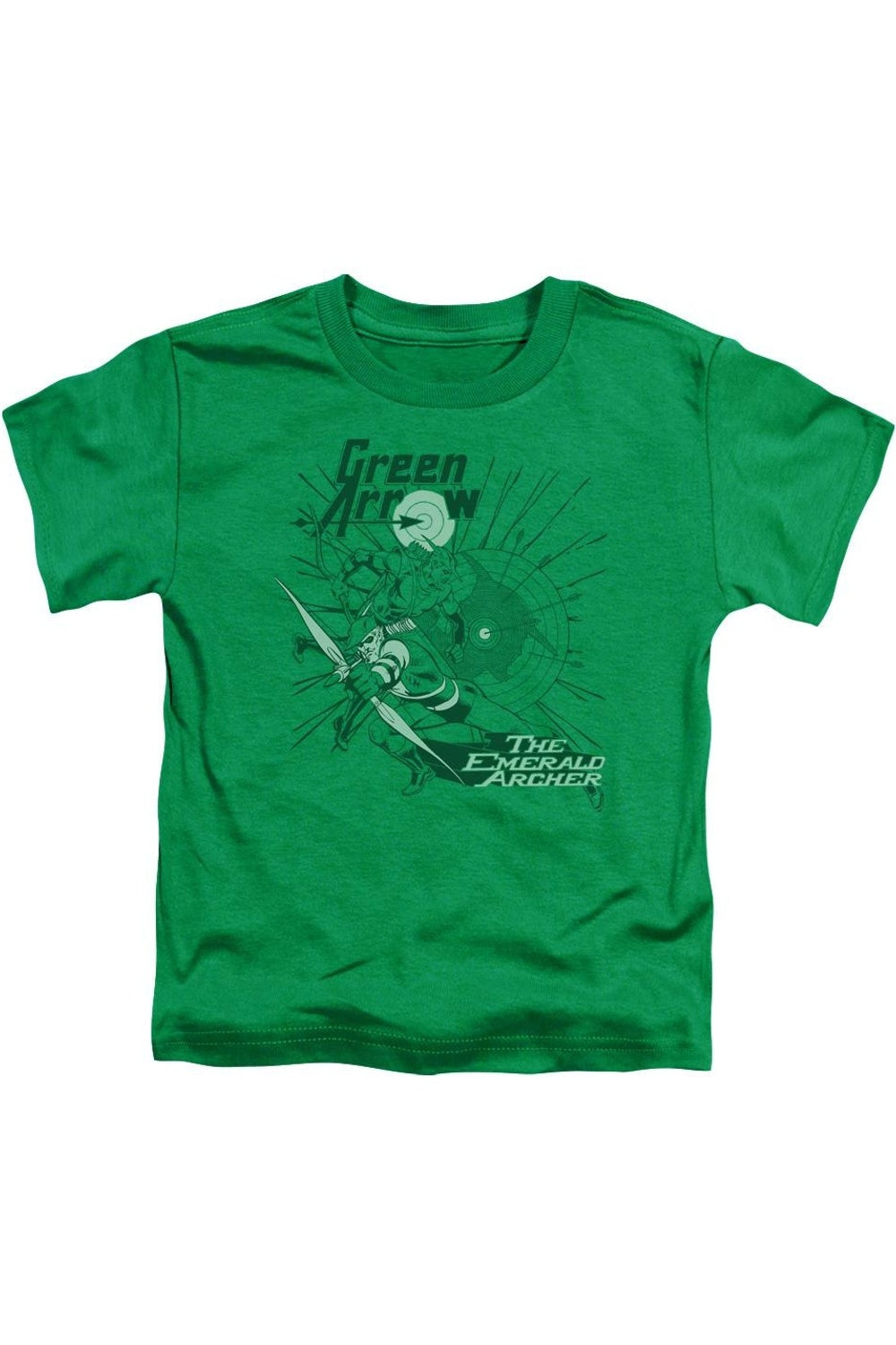 

DC Comics Зеленая Стрела Малышковая футболка с коротким рукавом "Изумрудный лучник" Gildan