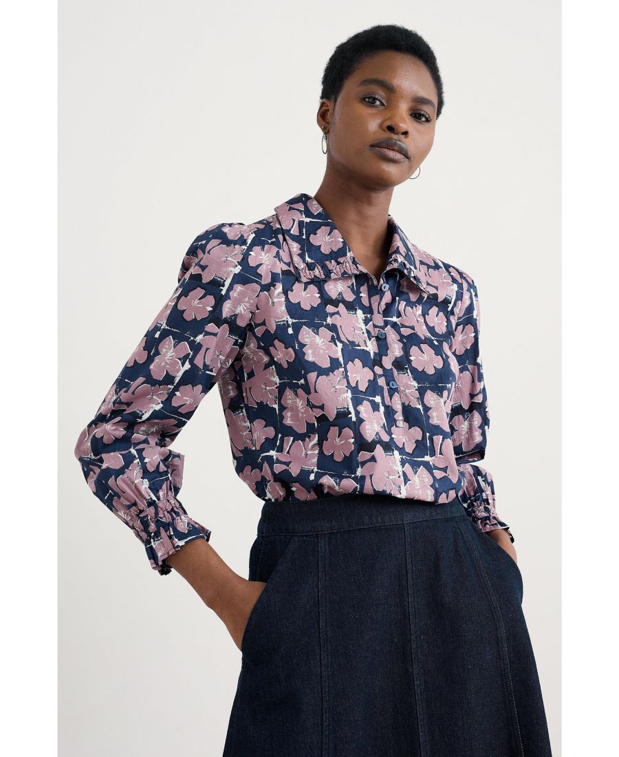 

Женский топ Ysella Seasalt Cornwall, Monoprint floral maritime