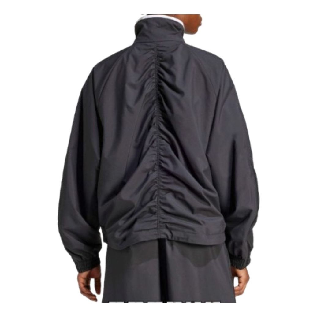 (WMNS) Adidas Adilenium Season 3 Zip Track Top 'Black White' — фото 2