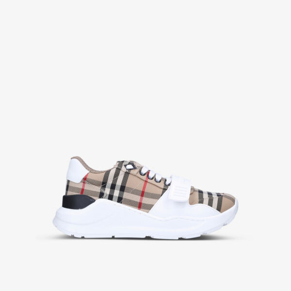 Парусиновые кроссовки Regis в винтажную клетку New Burberry, бежевый
