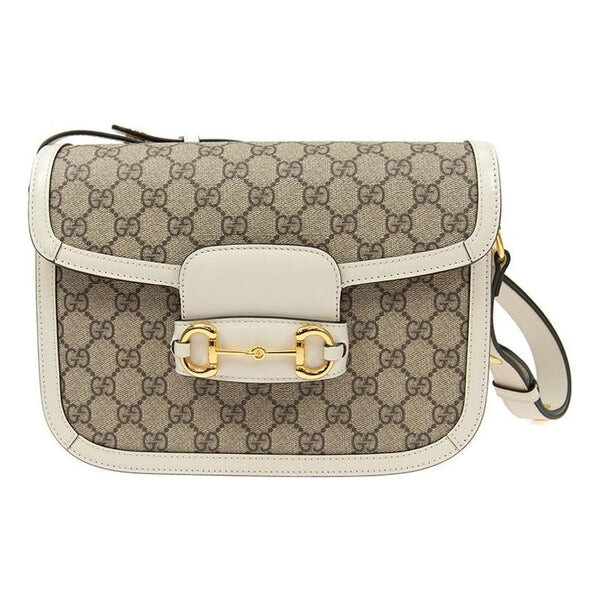 

Сумка 1955 seriesbutton single shoulder bag white Gucci, белый