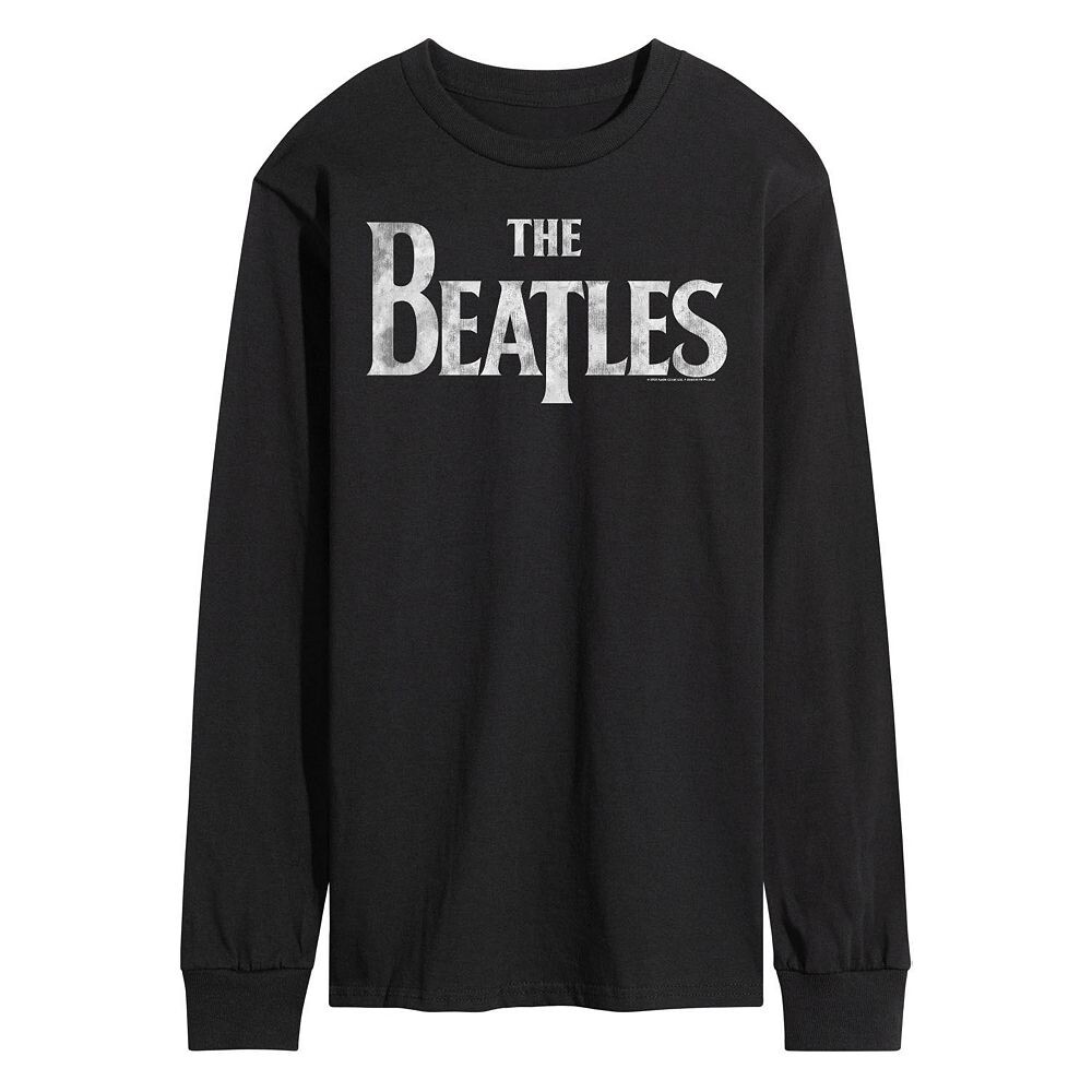 

Мужская футболка с длинным рукавом и рисунком The Beatles Licensed Character, черный