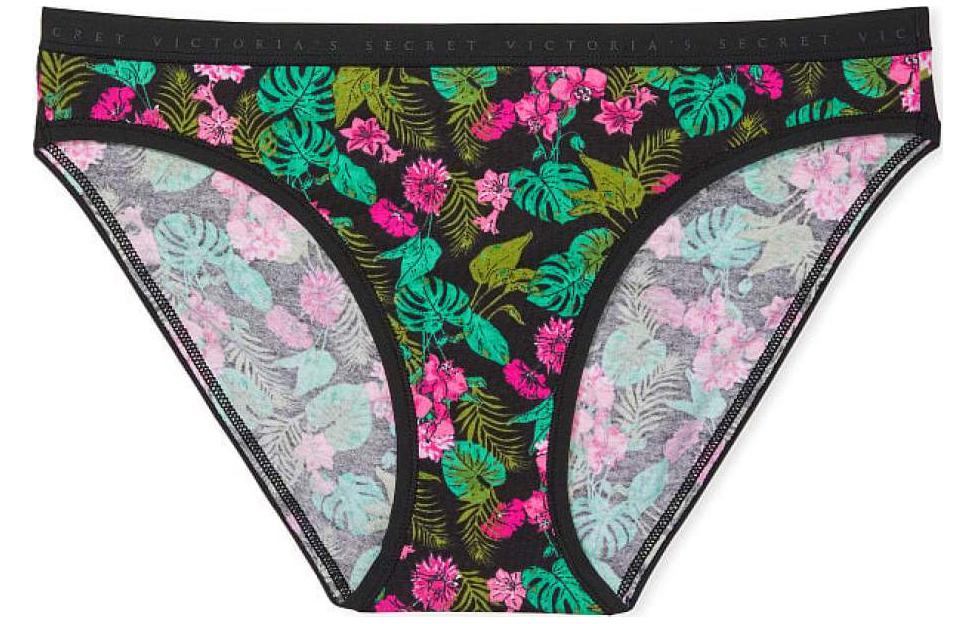 

VICTORIA'S SECRET Трусики Женские 1 упаковка Черный Зеленый Oasis Print, 1 упаковка (Черный Oasis Print)