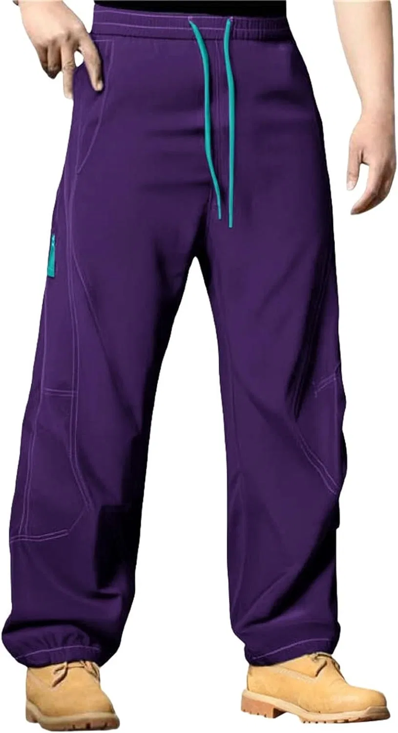 Штаны свободные, Men's, Purple
