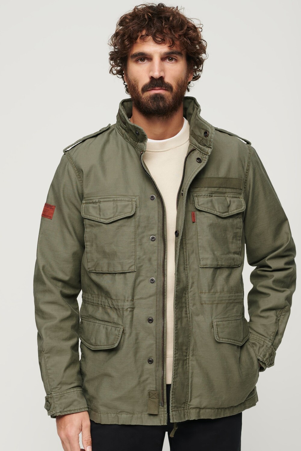 

Куртка Superdry m65 винтажная, зеленый