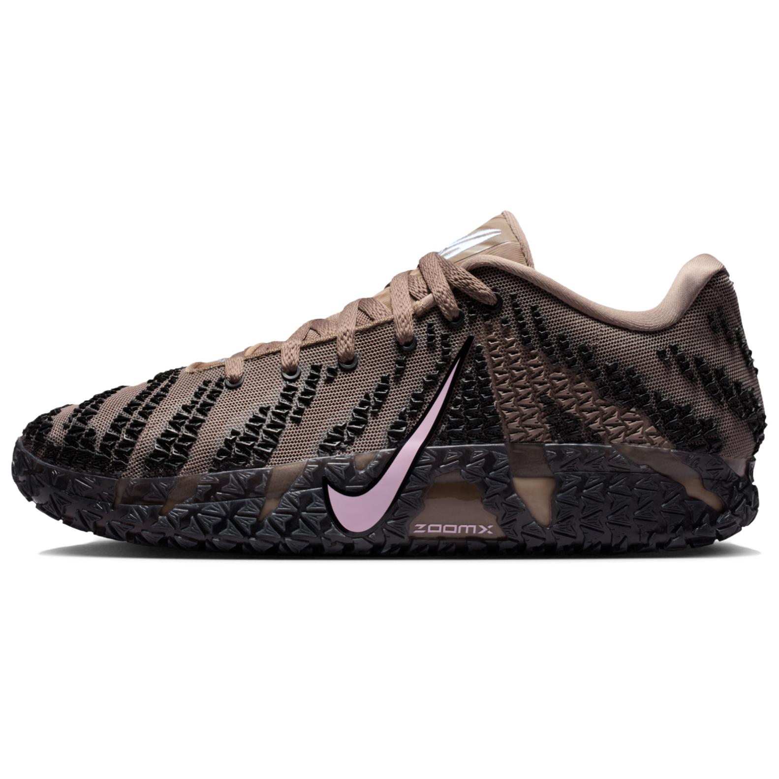 

Nike Баскетбольные кроссовки Ja Morant 3 мужские коричневый черный розовый