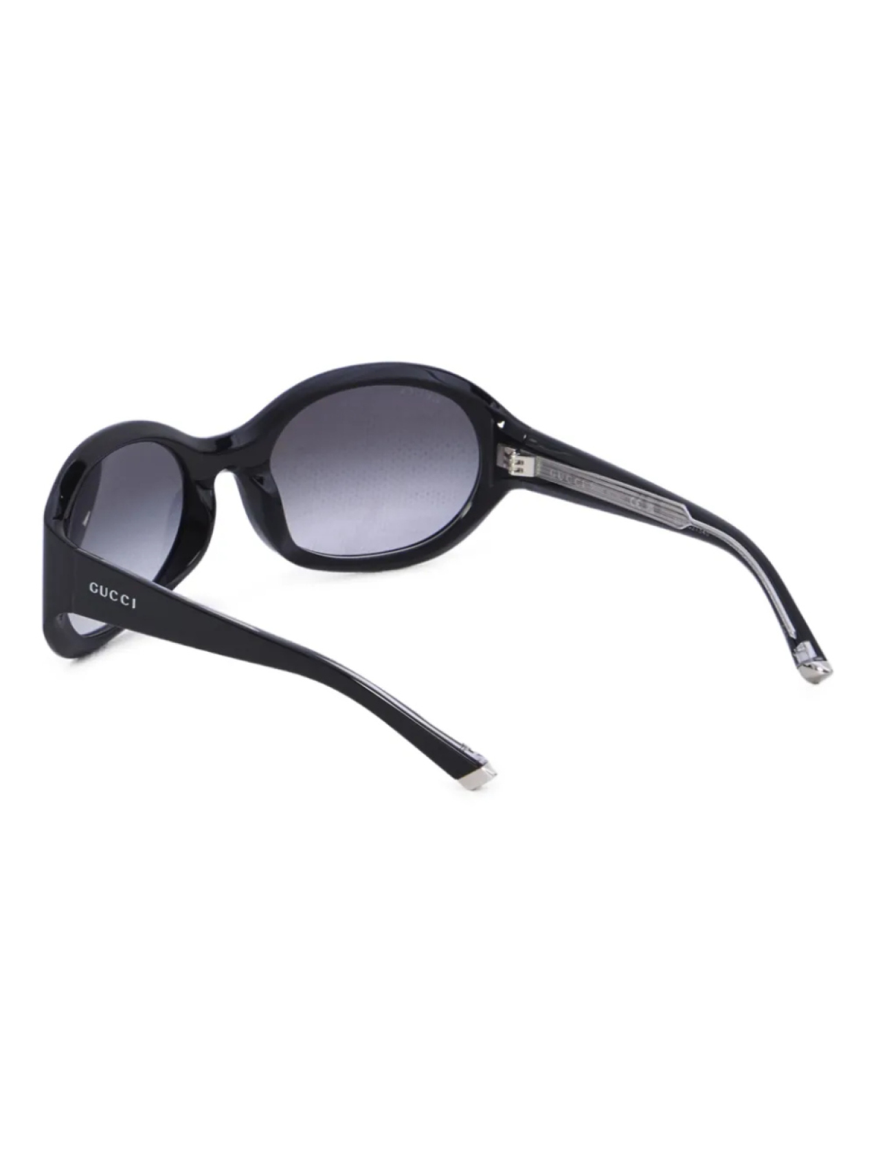 Солнцезащитные очки в круглой оправе Gucci Eyewear, черный — фото 2