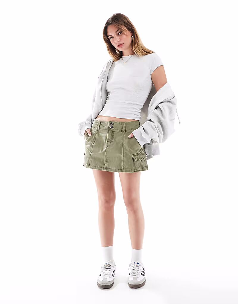 

Юбка-карго Cotton On Lori в цвете «кактусовый зеленый» Cotton:On