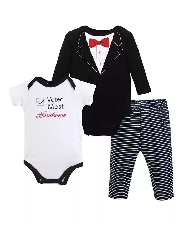 

Боди и штанишки для мальчиков Treasure Cotton Little Treasure, красный