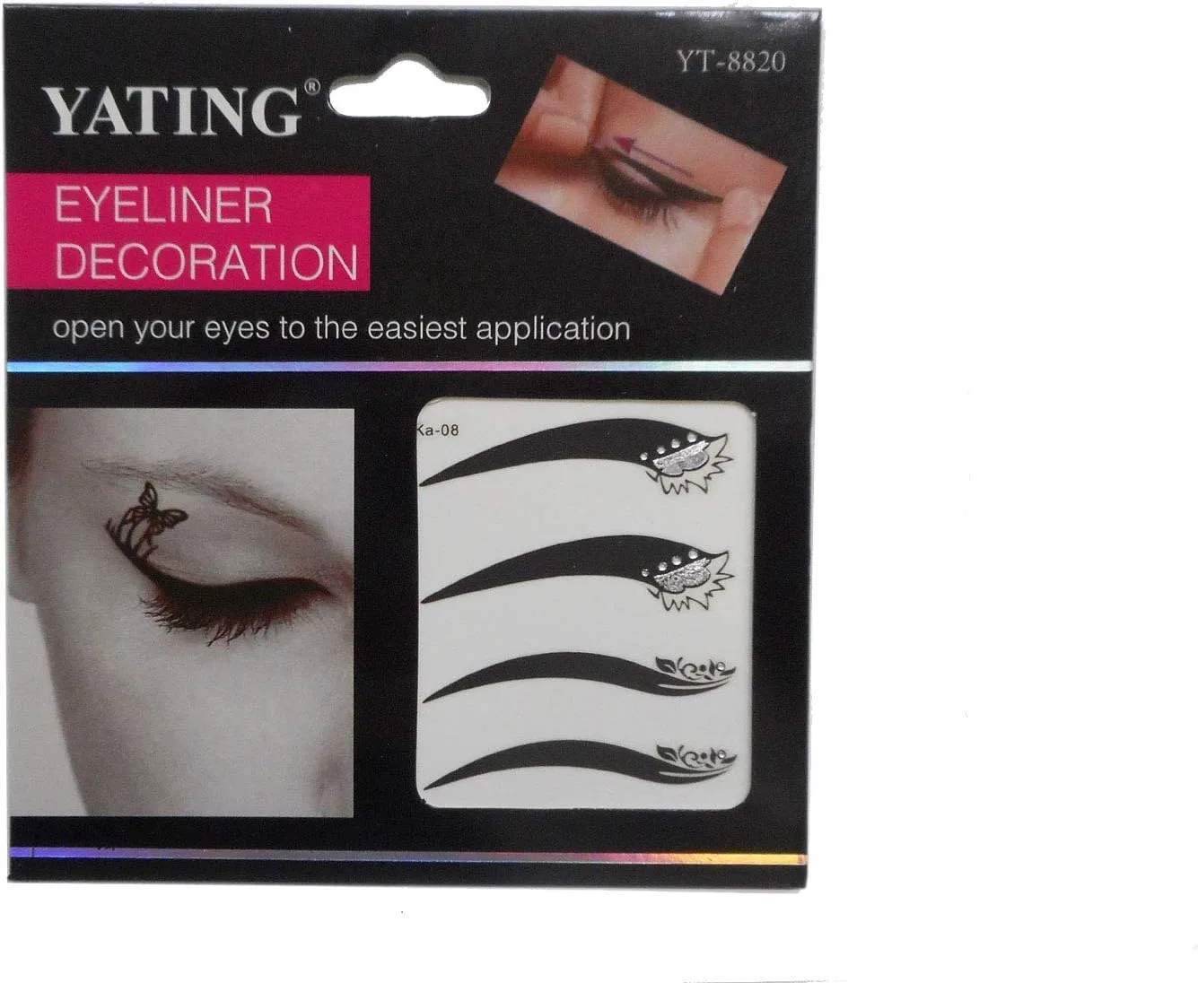 Подводка для глаз Yatig Eyeliner Seal, двойной слой, черный