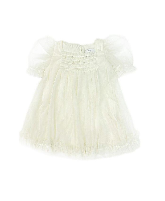 

Платье из тюля Petite Maison Kids для девочек Bella Buttermilk – Baby, Little Kid, Big Kid, белый