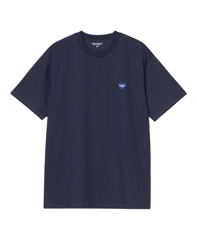 

Хлопковая футболка с графическим принтом Heart II Carhartt Wip, синий