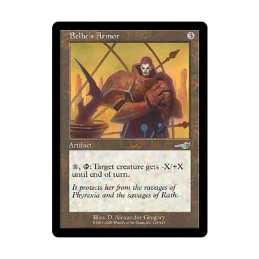 

CCG Доспехи Бельбе (U), MTG - Nemesis