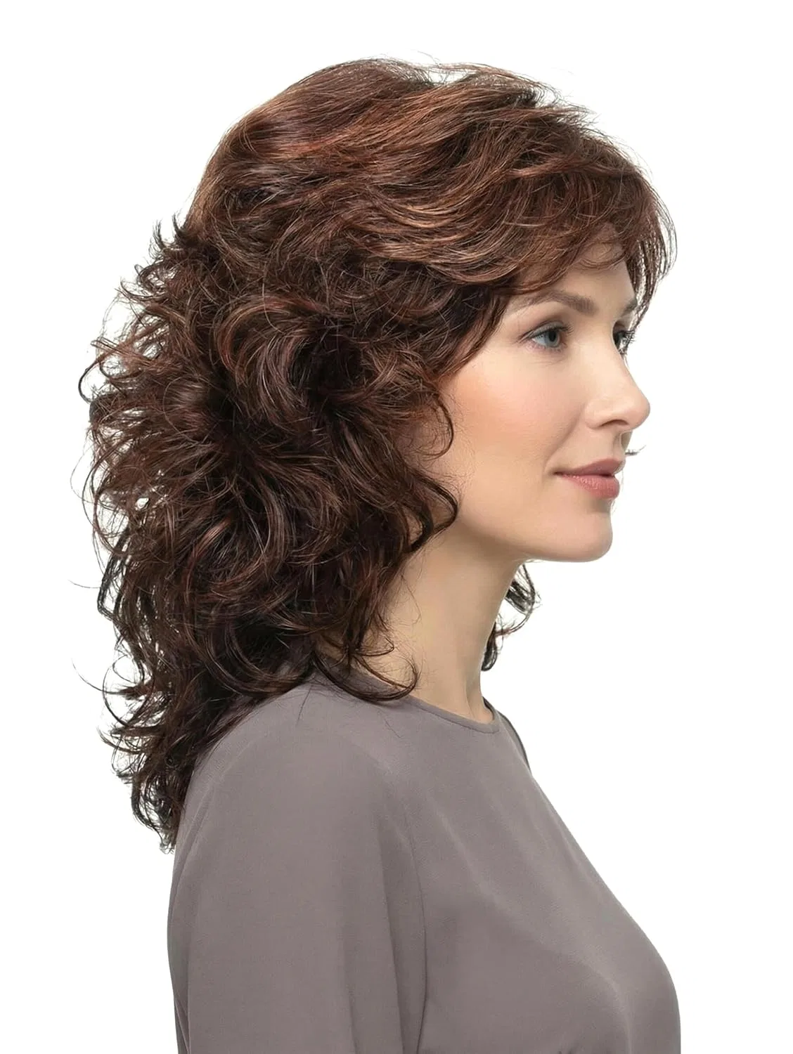 Парик Lofty Gloria из высококачественных синтетических волос Lofty, Medium/Light Reddish Brown — фото 3