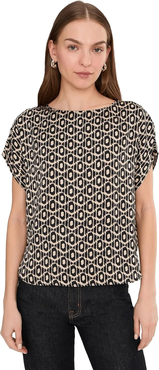 

NIC+Zoe женская футболка Lacy Diamonds Day Gloss Woven