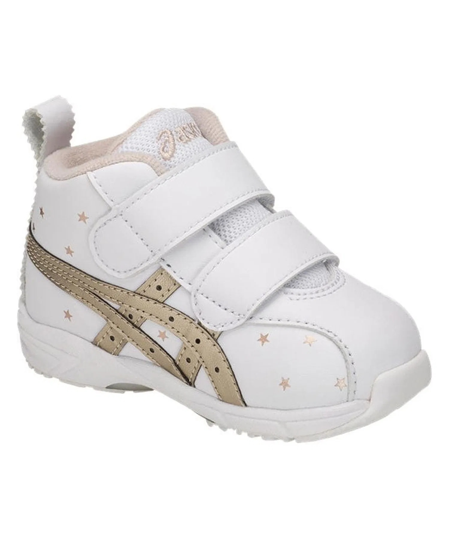 Детские кроссовки SUKUSUKU GD.RUNNERBABY SL-MID 1144A004 белые с золотом — фото 2