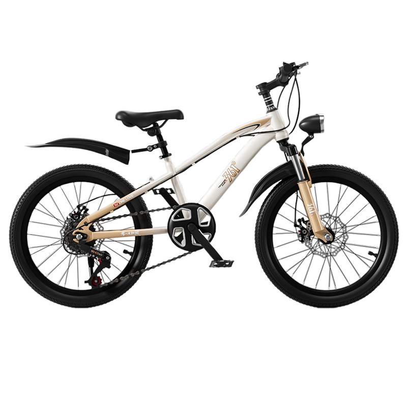 

Велосипед Youth & Student с вилкой High Carbon Steel Lockable Shock Absorption 361°, milk coffee желтый, spoke wheels