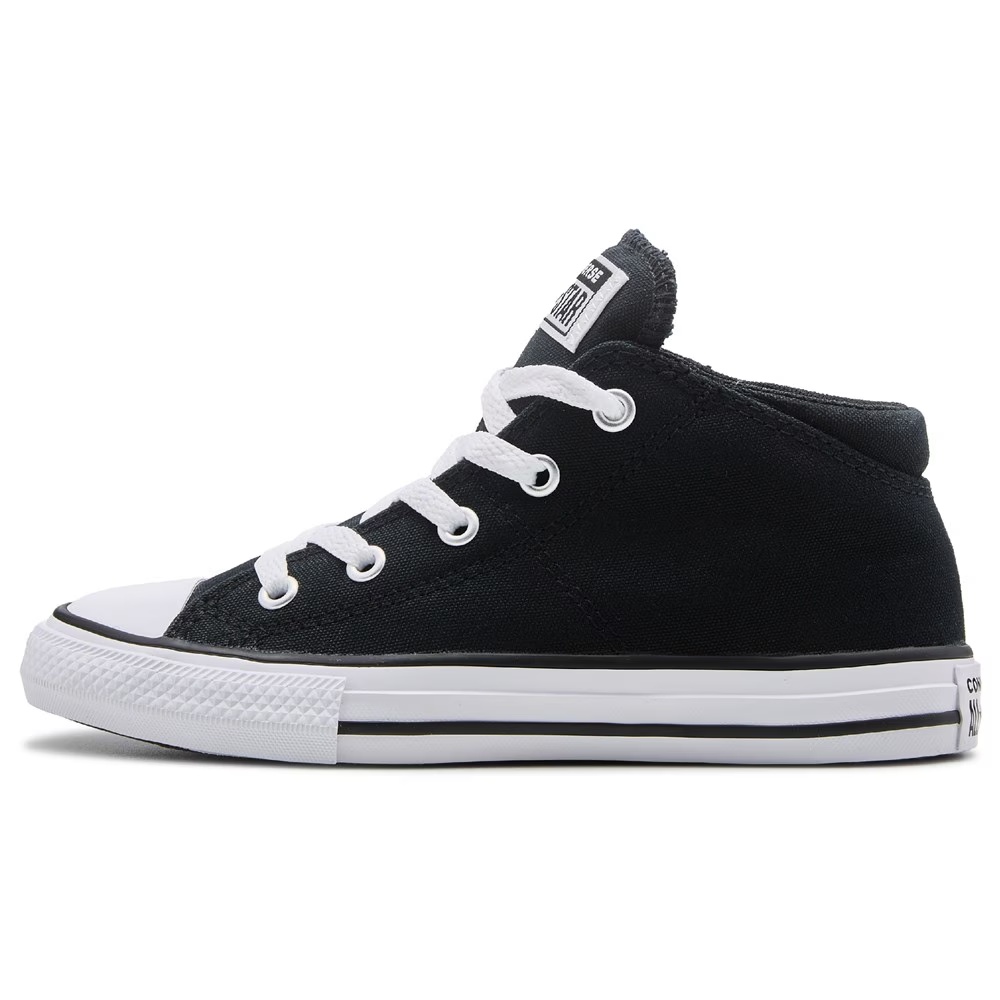 Детские кеды Converse chuck taylor all star madison mid sneaker little kid, black — фото 3