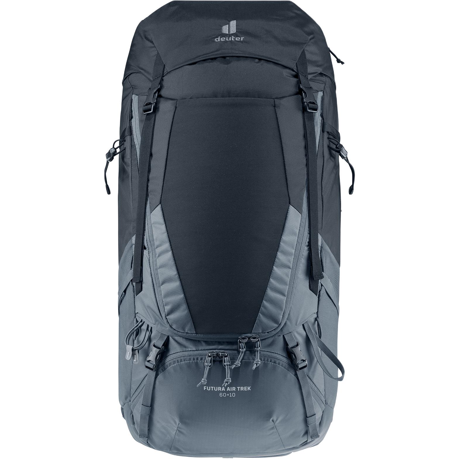 

DEUTER Рюкзак туристический 60+10L Double Shoulder Outdoor PA Obsidian Black