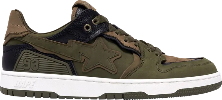 Кроссовки Wmns Sk8 Sta #6 'Olive Drab', зеленый