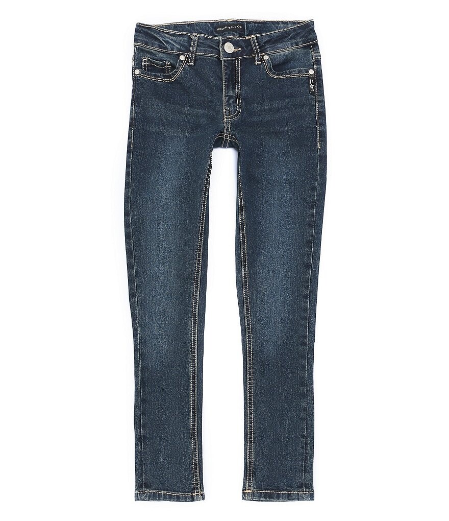 

Джинсовые джеггинсы Amy для больших девочек 7–16 лет Silver Jeans Co., синий