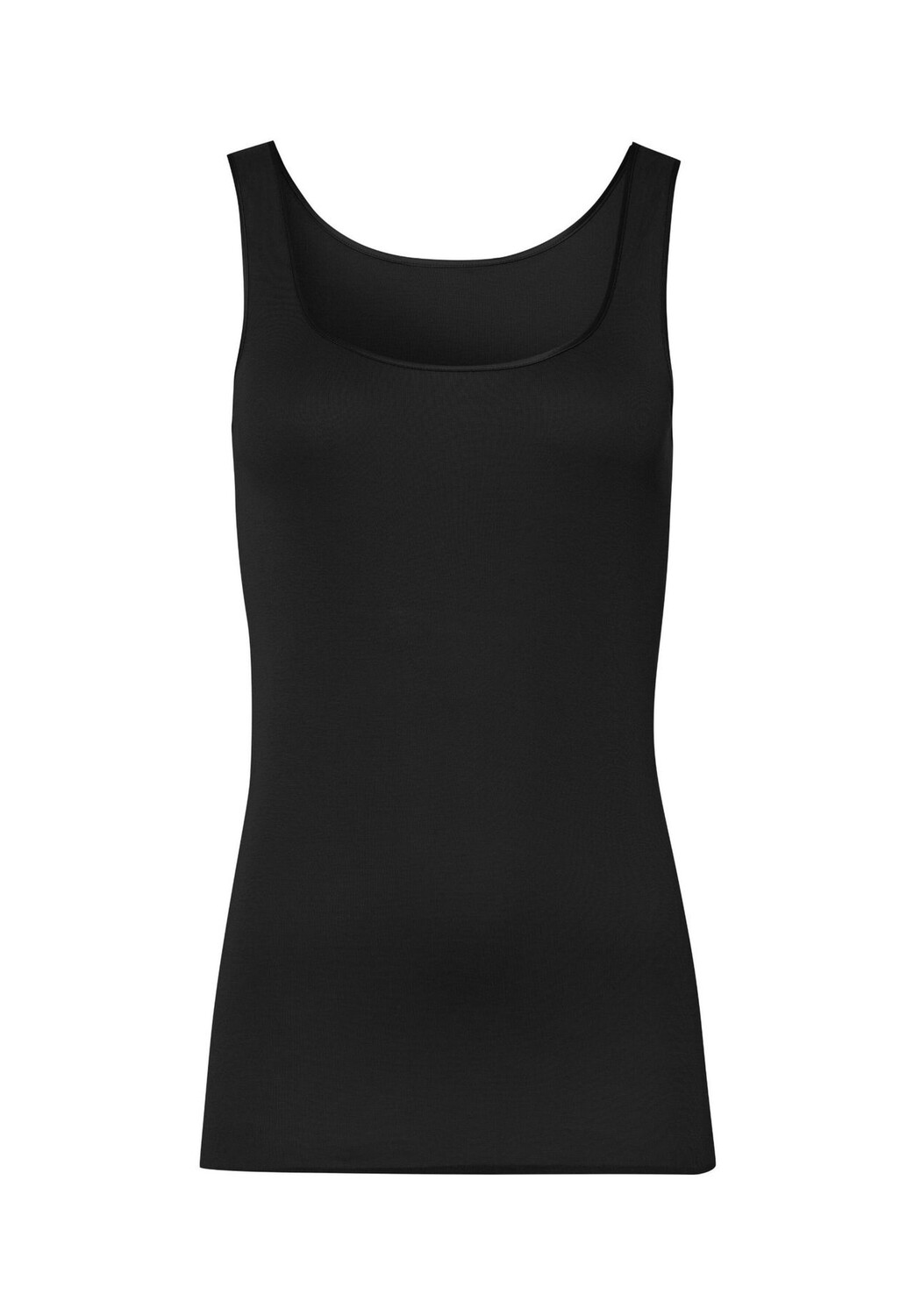 

Майка из хлопка, бесшовная HANRO, цвет Black Damen