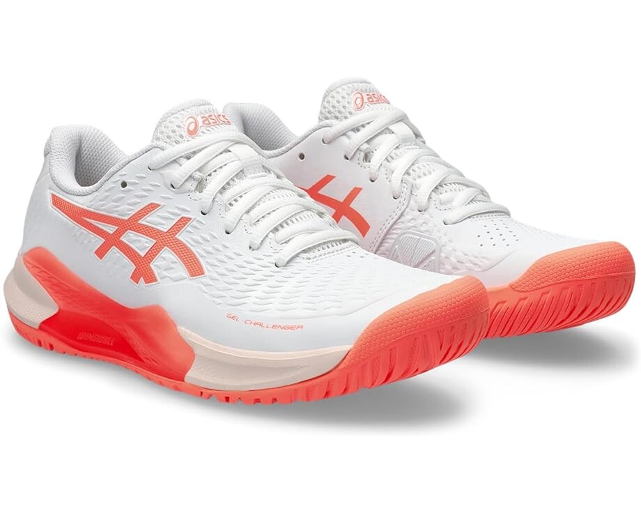 

Кроссовки ASICS GEL-Challenger 14 Tennis Shoe, цвет White/Sun Coral