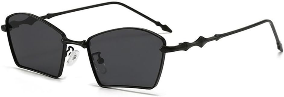 

Маленькие прямоугольные солнцезащитные очки для женщин и мужчин, роскошные винтажные геометрические солнцезащитные очки для женщин, очки неправильной формы, защита от ультрафиолета UV400 TYUVIVO, C1blackgray