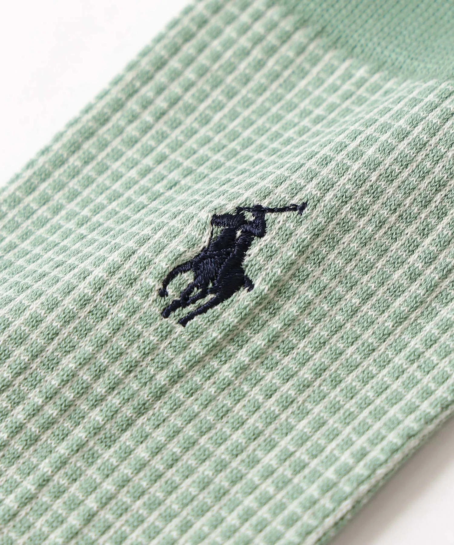 Носки POLO RALPH LAUREN из американского хлопка с клетчатым узором "Pin Check" для делового повседневного стиля 02042711 — фото 2