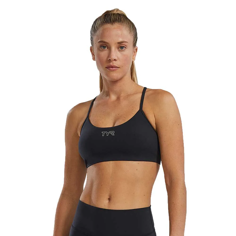 

Спортивный топ TYR Joule Elite Scoop Neck, черный