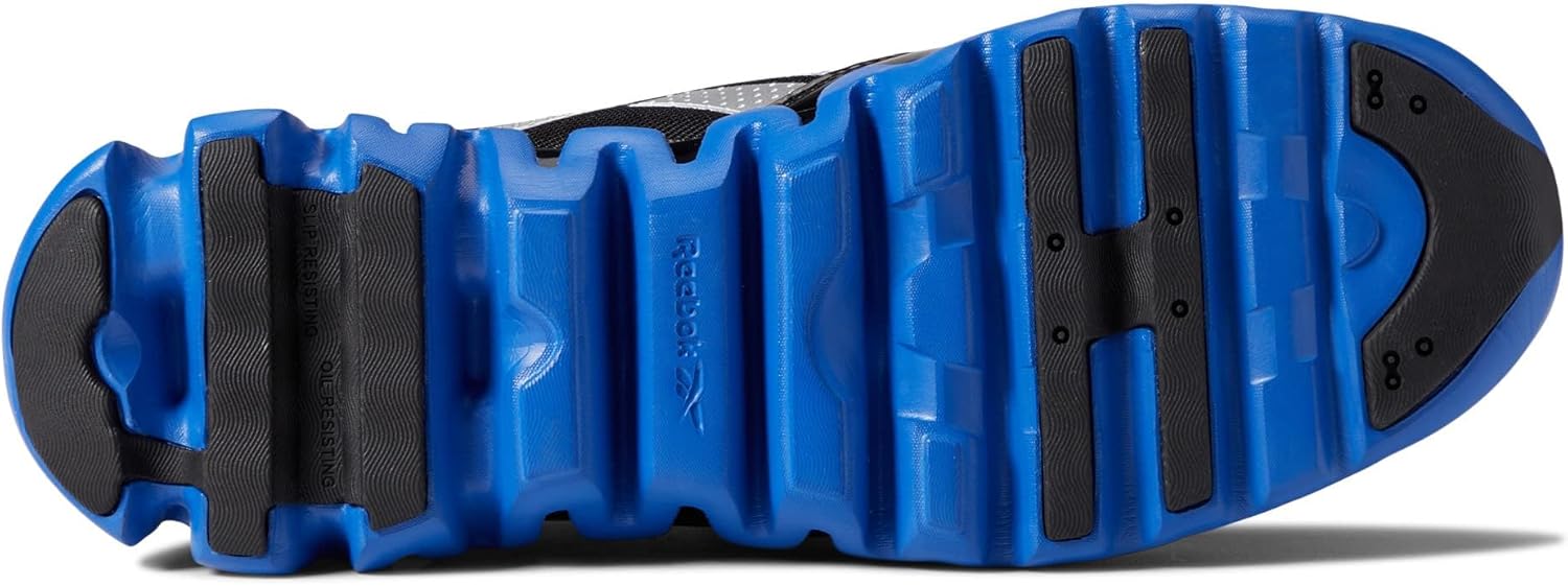 Мужские кроссовки Reebok Work Zig Pulse с защитным носком EH, черный/синий — фото 3