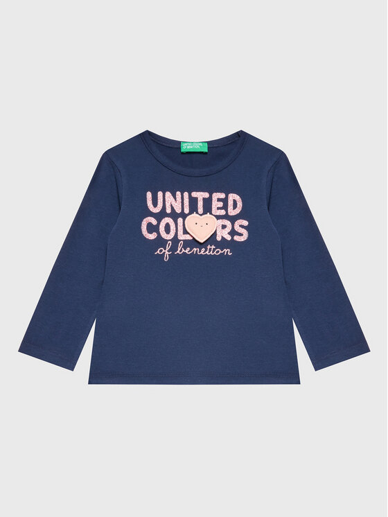 

Блуза стандартного кроя United Colors Of Benetton, синий