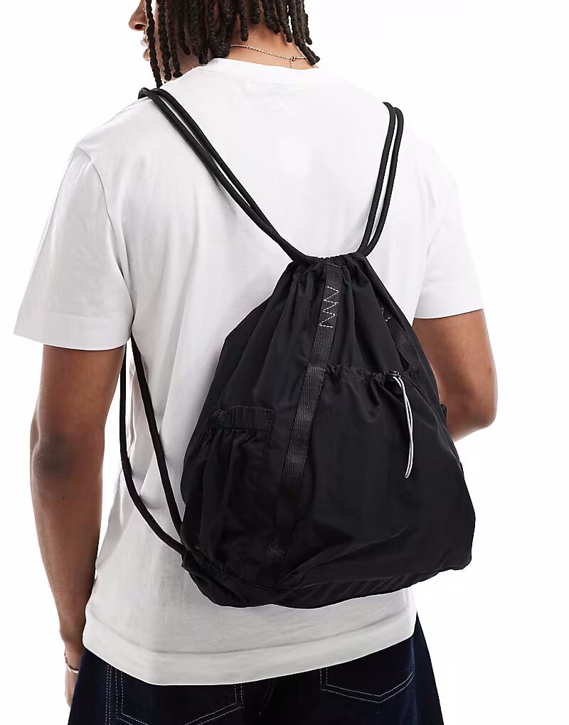 

Рюкзак на шнурке ASOS DESIGN черного цвета