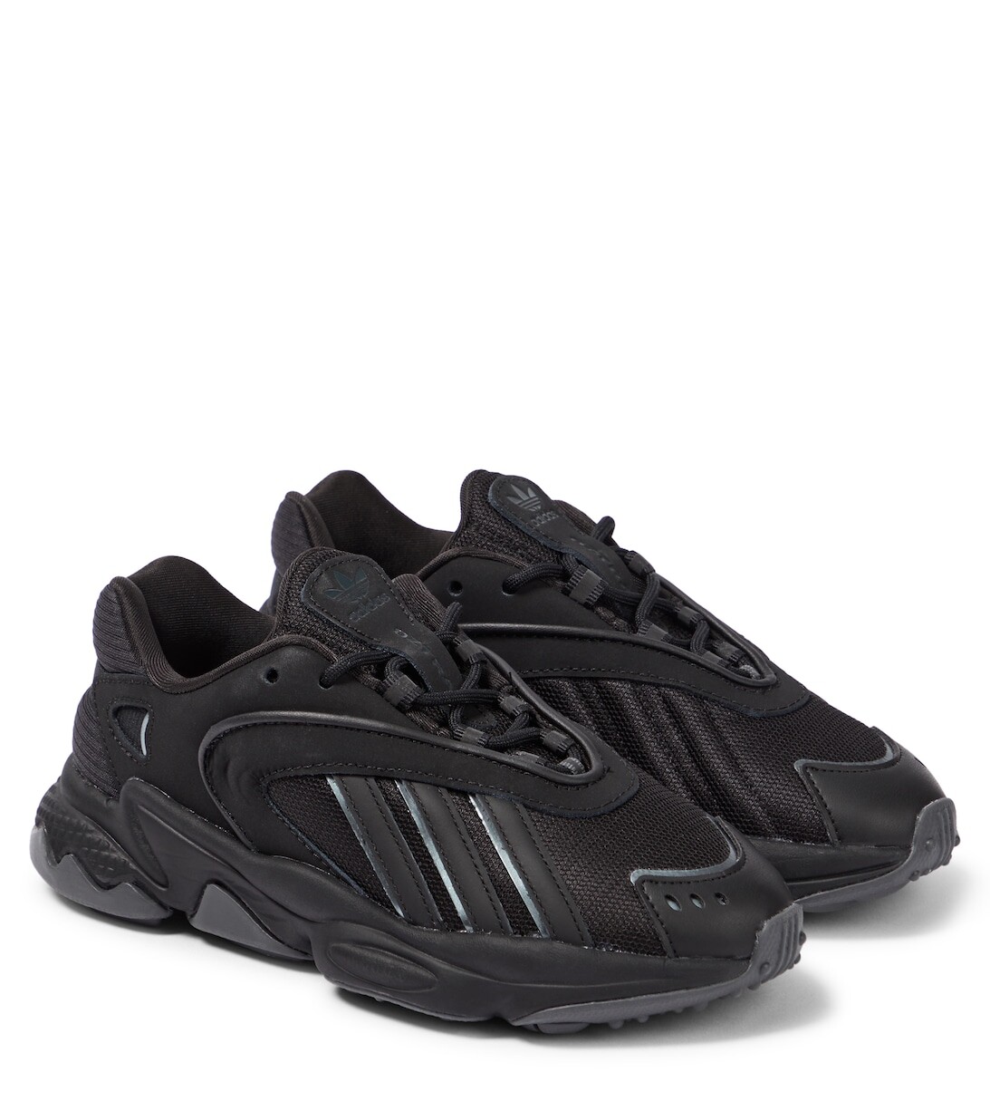 

Кроссовки Oztral из сетки и кожи Adidas Originals, черный