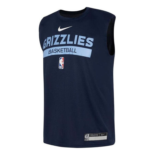 

Футболка Nike x NBA Memphis Grizzlies Dri-FIT Training Sleeveless T-Shirt Dark Blue', синий