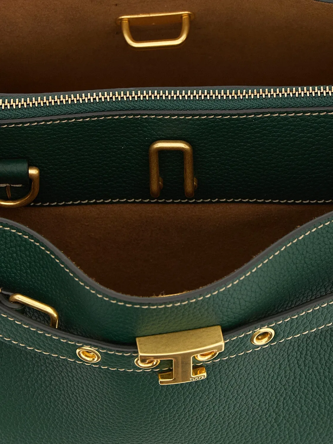 Мини-сумка «Tim» TOD'S, зеленый — фото 4